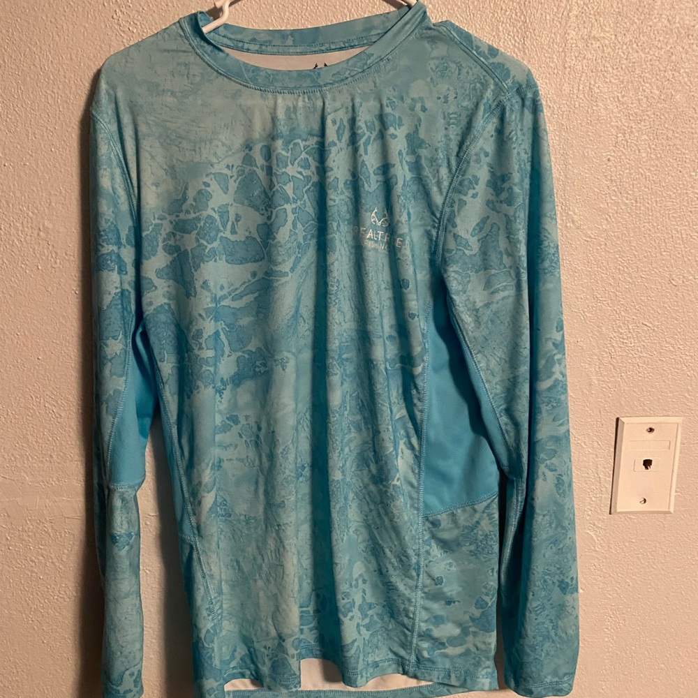 Real tree fishing shirt